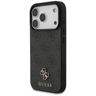 Etui Guess 4G Small Classic Logo MagSafe do iPhone 18 Pro / 17 Pro czarny