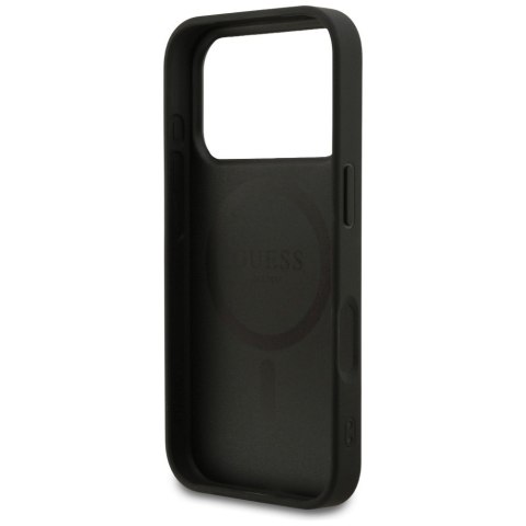 Etui Guess 4G Small Classic Logo MagSafe do iPhone 18 Pro / 17 Pro czarny
