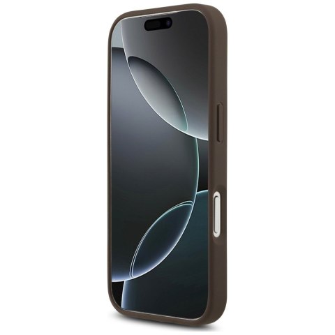 Etui Guess 4G Strap 4G Classic Logo do iPhone 18 Pro / 17 Pro brązowy