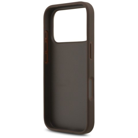 Etui Guess 4G Strap 4G Classic Logo do iPhone 18 Pro / 17 Pro brązowy