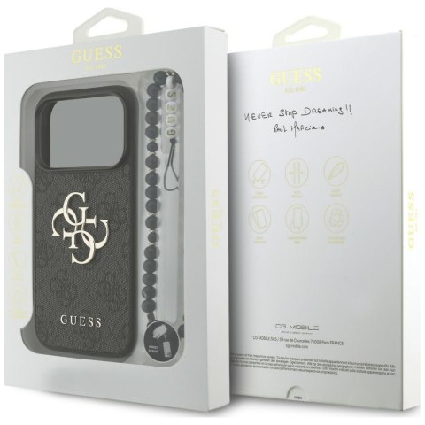 Etui Guess 4G Strap 4G Classic Logo do iPhone 18 Pro / 17 Pro czarny