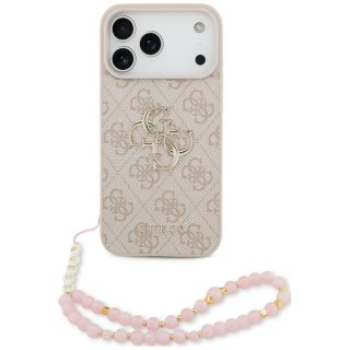 Etui Guess 4G Strap 4G Classic Logo do iPhone 18 Pro Max / 17 Pro Max różowy