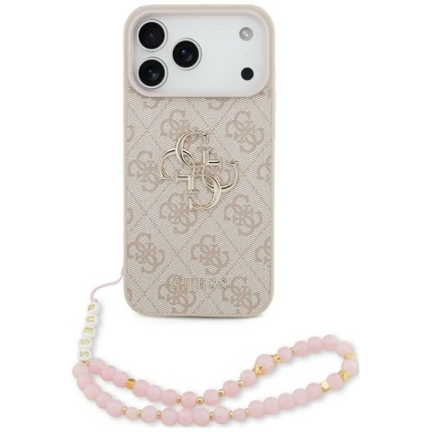 Etui Guess 4G Strap 4G Classic Logo do iPhone 18 Pro Max / 17 Pro Max różowy