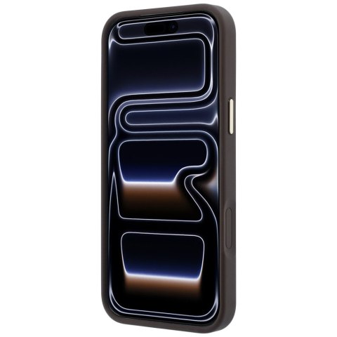 Etui Guess Ring Stand 360 4G Classic Logo MagSafe do iPhone 18 Pro / 17 Pro brązowy