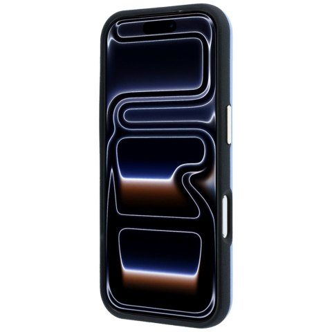 Etui Guess Smooth & Big Strass Logo do iPhone 18 Pro Max / 17 Pro Max niebieski