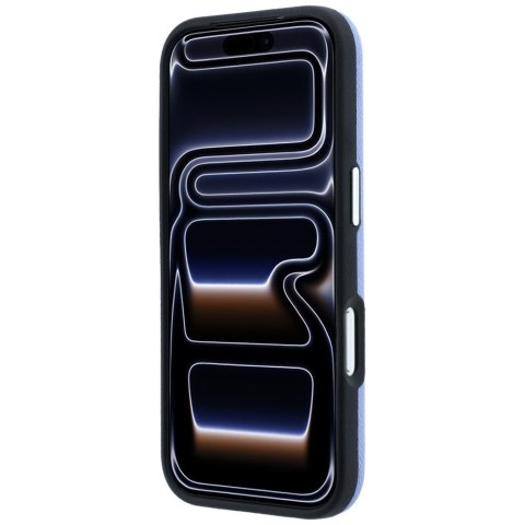 Etui Karl Lagerfeld Grained Embossed Ring & Kameo Logo MagSafe do iPhone 18 Pro / 17 Pro jasnoniebieski