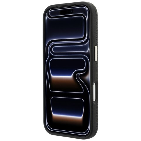 Etui Karl Lagerfeld Grained with Resin Signature Logo MagSafe do iPhone 18 Pro / 17 Pro czarny