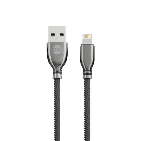 Forever kabel Tornado USB - Lightning 1,0 m 3A czarny Forever kabel Tornado USB - Lightning 1,0 m 3A czarny