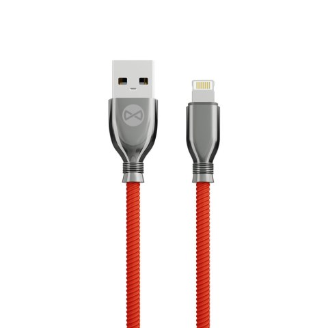 Forever kabel Tornado USB - Lightning 1,0 m 3A czerwony Forever kabel Tornado USB - Lightning 1,0 m 3A czerwony