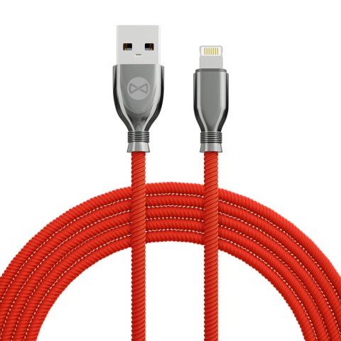 Forever kabel Tornado USB - Lightning 1,0 m 3A czerwony Forever kabel Tornado USB - Lightning 1,0 m 3A czerwony