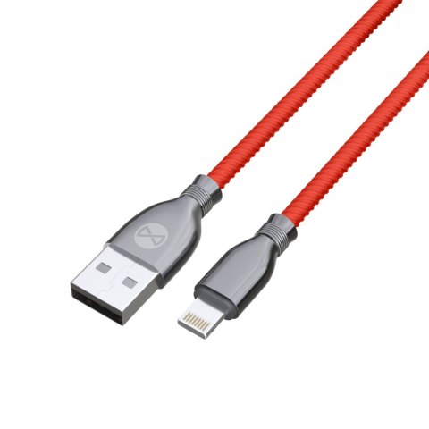 Forever kabel Tornado USB - Lightning 1,0 m 3A czerwony Forever kabel Tornado USB - Lightning 1,0 m 3A czerwony