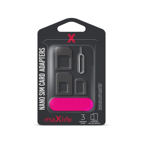 Maxlife adaptery do karty Nano SIM Maxlife adaptery do karty Nano SIM