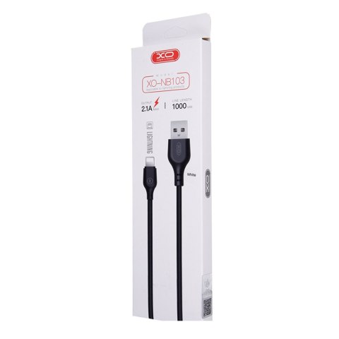 XO kabel NB103 USB - Lightning 1,0 m 2,1A biały XO kabel NB103 USB - Lightning 1,0 m 2,1A biały