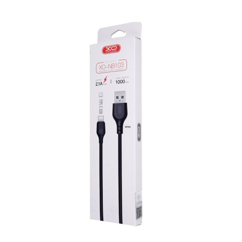 XO kabel NB103 USB - USB-C 1,0 m 2,1A biały XO kabel NB103 USB - USB-C 1,0 m 2,1A biały