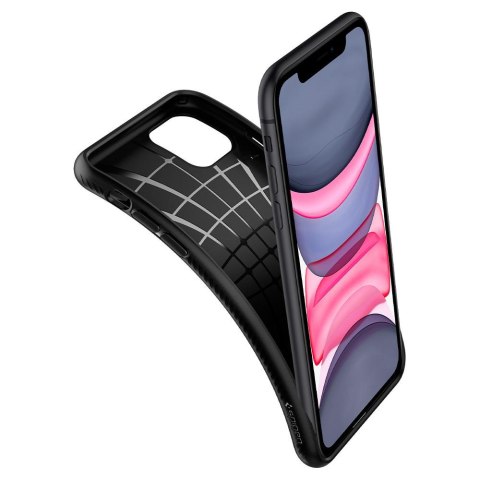 Spigen nakładka Liquid Air do iPhone 11 matowa czarna Spigen nakładka Liquid Air do iPhone 11 matowa czarna