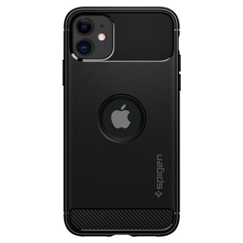 Spigen nakładka Rugged Armor do iPhone 11 matowa czarna