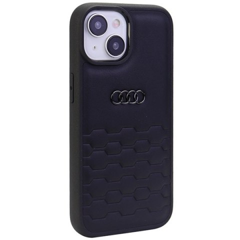 Audi nakładka do iPhone 13 / 14 / 15 6,1" AU-TPUPCIP15-GT/D2-BK czarna hardcase GT Synthetic Leather Audi nakładka do iPhone 13 / 14 / 15 6,1" AU-TPUPCIP15-GT/D2-BK czarna hardcase GT Synthetic Leather