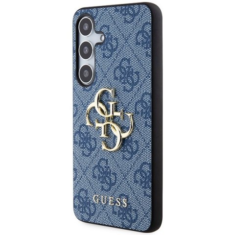 Guess nakładka do Samsung Galaxy S24 GUHCS24S4GMGBL niebieska HC PU LEATHER 4G METAL LOGO