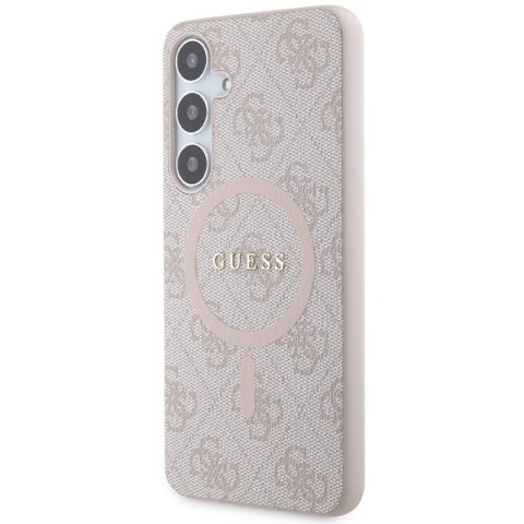 Guess nakładka do Samsung Galaxy S24 Plus GUHMS24MG4GFRP różowa HC MAGSAFE PU 4G RING CLASSIC LOGO Guess nakładka do Samsung Galaxy S24 Plus GUHMS24MG4GFRP różowa HC MAGSAFE PU 4G RING CLASSIC LOGO