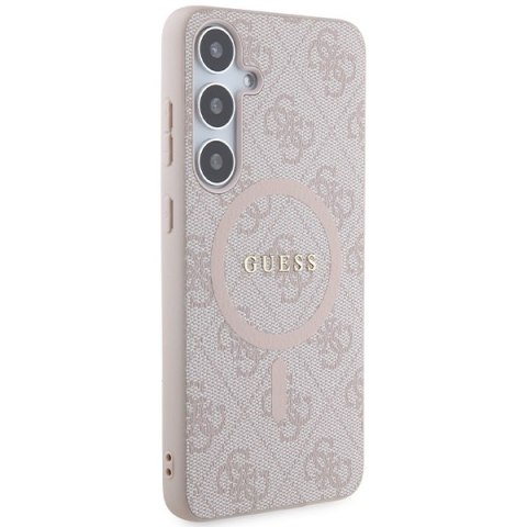 Guess nakładka do Samsung Galaxy S24 Plus GUHMS24MG4GFRP różowa HC MAGSAFE PU 4G RING CLASSIC LOGO Guess nakładka do Samsung Galaxy S24 Plus GUHMS24MG4GFRP różowa HC MAGSAFE PU 4G RING CLASSIC LOGO