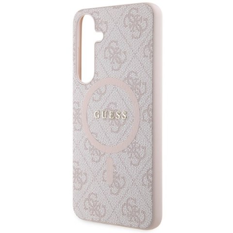 Guess nakładka do Samsung Galaxy S24 Plus GUHMS24MG4GFRP różowa HC MAGSAFE PU 4G RING CLASSIC LOGO Guess nakładka do Samsung Galaxy S24 Plus GUHMS24MG4GFRP różowa HC MAGSAFE PU 4G RING CLASSIC LOGO