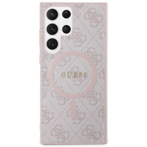 Guess nakładka do Samsung Galaxy S24 Ultra GUHMS24LG4GFRP różowa HC MAGSAFE PU 4G RING CLASSIC LOGO Guess nakładka do Samsung Galaxy S24 Ultra GUHMS24LG4GFRP różowa HC MAGSAFE PU 4G RING CLASSIC LOGO