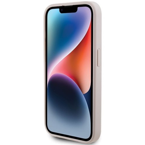 Guess nakładka do iPhone 15 Pro 6,1" GUHCP15LG4GLPI różowa HC PC/TPU 4G PU BOTTOM STRIPE Guess nakładka do iPhone 15 Pro 6,1" GUHCP15LG4GLPI różowa HC PC/TPU 4G PU BOTTOM STRIPE