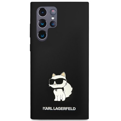 Karl Lagerfeld nakładka do Samsung Galaxy S24 Ultra KLHCS24LSNCHBCK czarna HC SILICONE NFT CHOUPETTE Karl Lagerfeld nakładka do Samsung Galaxy S24 Ultra KLHCS24LSNCHBCK czarna HC SILICONE NFT CHOUPETTE