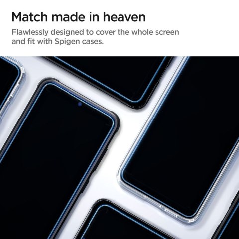 Spigen szkło hartowane GLAS.TR "EZ FIT" 2-pack do Samsung Galaxy S24 / S25 przezroczyste Spigen szkło hartowane GLAS.TR "EZ FIT" 2-pack do Samsung Galaxy S24 / S25 przezroczyste