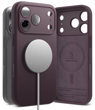 RINGKE SILICONE MAGNETIC MAGSAFE IPHONE 17 PRO MAX / 18 PRO MAX BURGUNDY
