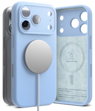 RINGKE SILICONE MAGNETIC MAGSAFE IPHONE 17 PRO MAX / 18 PRO MAX LIGHT BLUE