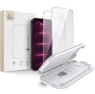 SZKŁO HARTOWANE TECH-PROTECT ONETOUCH SET+ 2-PACK IPHONE 17 PRO / 18 PRO CLEAR