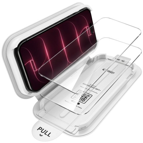 SZKŁO HARTOWANE TECH-PROTECT ONETOUCH SET+ 2-PACK IPHONE 17 PRO MAX / 18 PRO MAX CLEAR