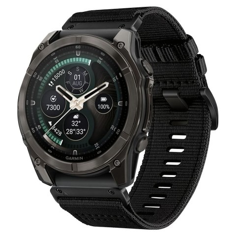 TECH-PROTECT NYLON CLASSIC GARMIN FENIX 5X / 5X PLUS / 6X / 6X PRO / 7X / 8 / 8 PRO / 9 / 9 PRO (47 MM) BLACK