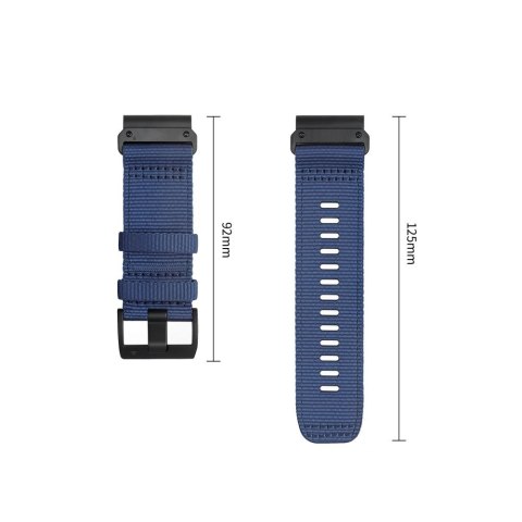 TECH-PROTECT NYLON CLASSIC GARMIN FENIX 5X / 5X PLUS / 6X / 6X PRO / 7X / 8 / 8 PRO / 9 / 9 PRO (51 MM) MIDNIGHT NAVY