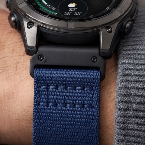 TECH-PROTECT NYLON CLASSIC GARMIN FENIX 5X / 5X PLUS / 6X / 6X PRO / 7X / 8 / 8 PRO / 9 / 9 PRO (51 MM) MIDNIGHT NAVY