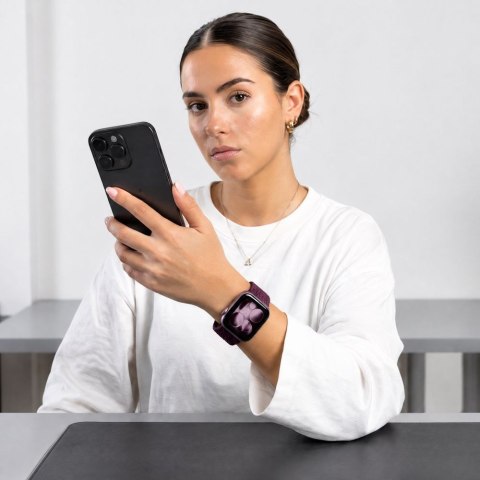TECH-PROTECT NYLONMAG APPLE WATCH 8 / 9 / 10 / 11 / 12 / SE / ULTRA (44 / 45 / 46 / 49 MM) DEEP BURGUNDY