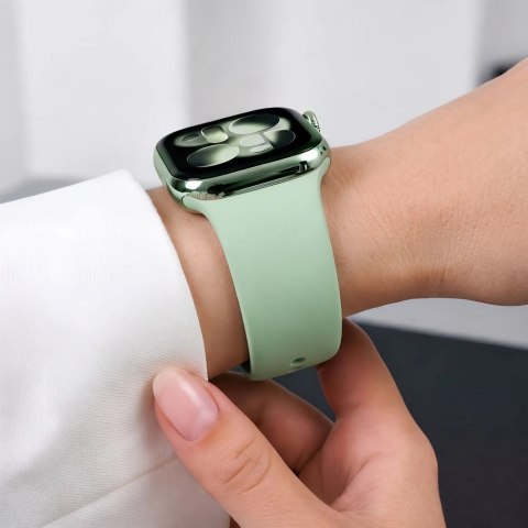 TECH-PROTECT SILICONE APPLE WATCH 8 / 9 / 10 / 11 / 12 / SE (40 / 41 / 42 MM) PISTACHIO