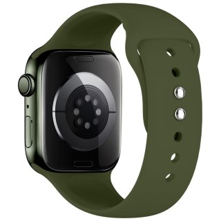 TECH-PROTECT SILICONE APPLE WATCH 8 / 9 / 10 / 11 / 12 / SE / ULTRA (44 / 45 / 46 / 49 MM) OLIVE GREEN