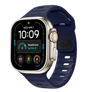 TECH-PROTECT SILICONE LINE APPLE WATCH 8 / 9 / 10 / 11 / 12 / SE / ULTRA (44 / 45 / 46 / 49 MM) ATLANTIC BLUE