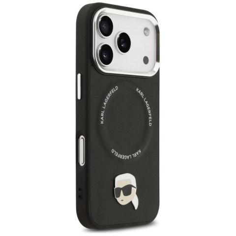 Etui Karl Lagerfeld Karl Pin MagSafe doiPhone 17 Pro czarny