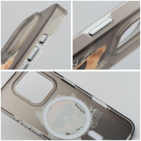 Nakładka Zuck Bear Harold Magsafe do Iphone 16 Pro Max black