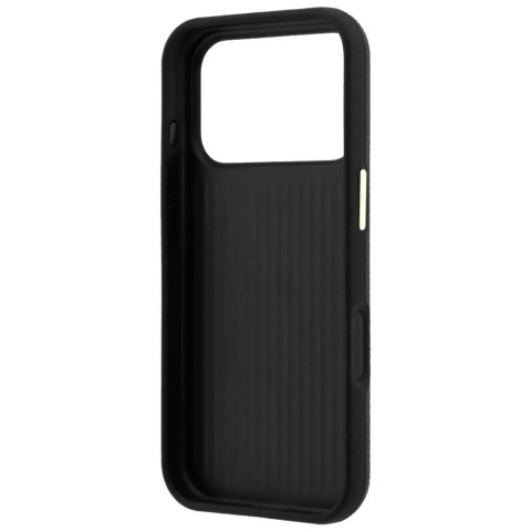 Etui Guess Grained & Big Resin Logo do iPhone 18 Pro Max / 17 Pro Max czarny