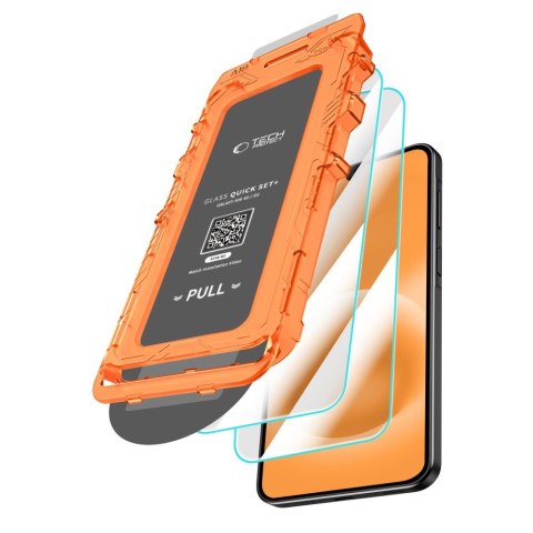 SZKŁO HARTOWANE TECH-PROTECT QUICK SET+ 2-PACK GALAXY A18 4G / 5G CLEAR