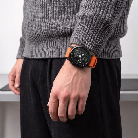 TECH-PROTECT MOTION GARMIN FENIX 5X / 5X PLUS / 6X / 6X PRO / 7X / 8 / 8 PRO / 9 / 9 PRO (47 MM) SIGNAL ORANGE