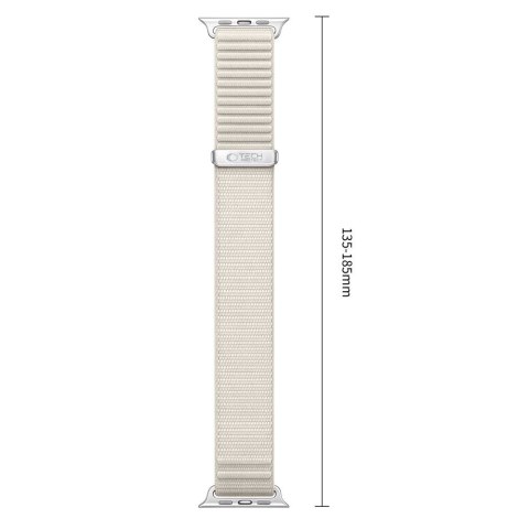 TECH-PROTECT NYLONLOOP APPLE WATCH 8 / 9 / 10 / 11 / 12 / SE (40 / 41 / 42 MM) STARLIGHT