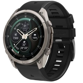 TECH-PROTECT SILICONE GARMIN FENIX 5 / 6 / 6 PRO / 7 / 8 / 8 PRO / E / 9 / 9 PRO (47 MM) OBSIDIAN BLACK