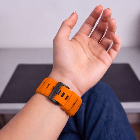 TECH-PROTECT SILICONE GARMIN FENIX 5 / 6 / 6 PRO / 7 / 8 / 8 PRO / E / 9 / 9 PRO (51 MM) SIGNAL ORANGE