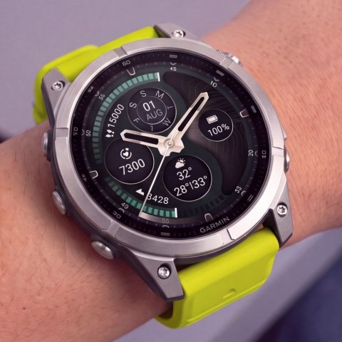 TECH-PROTECT SILICONE GARMIN FENIX 5 / 6 / 6 PRO / 7 / 8 / 8 PRO / E / 9 / 9 PRO (51 MM) VOLT LIME
