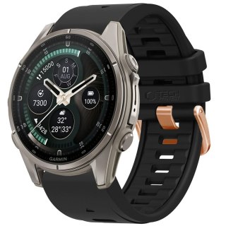 TECH-PROTECT SILICONE GARMIN FENIX 5S / 5S PLUS / 6S / 6S PRO / 7S / 8 / 9 / 9 PRO (43 MM) BLACK